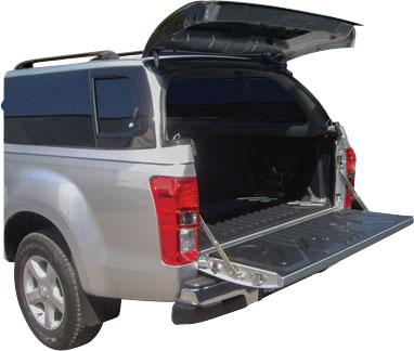 Hsakdm17og Hard Top Acier Isuzu Dmax 2017 Space Cab Obsidian