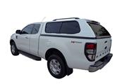 HARD TOP SLINE FORD RANGER 2012/2023 - SUPER CAB - AVEC VITRES LATERALES COULISSANTES - ROUGE 37M