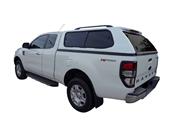 HARD TOP SLINE FORD RANGER 2012/2022 - SUPER CAB - AVEC VITRES LATERALES COULISSANTES - ROUGE 37M