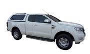 HARD TOP SLINE FORD RANGER 2012/2023 - SUPER CAB - AVEC VITRES LATERALES COULISSANTES - NOIR G9ZE