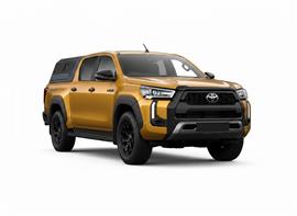 HARD TOP ALUMINIUM NOIR UPSTONE TOYOTA HILUX DOUBLE CABINE 2015+ PORTE PAPILLON VITRÉE